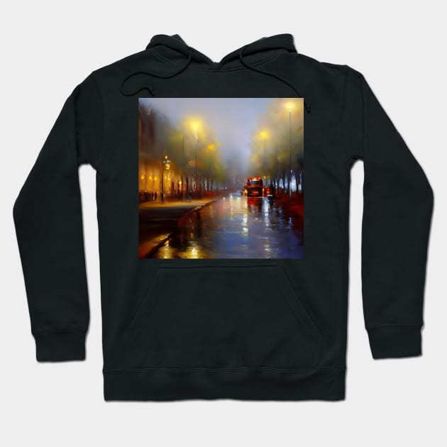 Oil Paint Art Hoodie by Casual Wear Co.